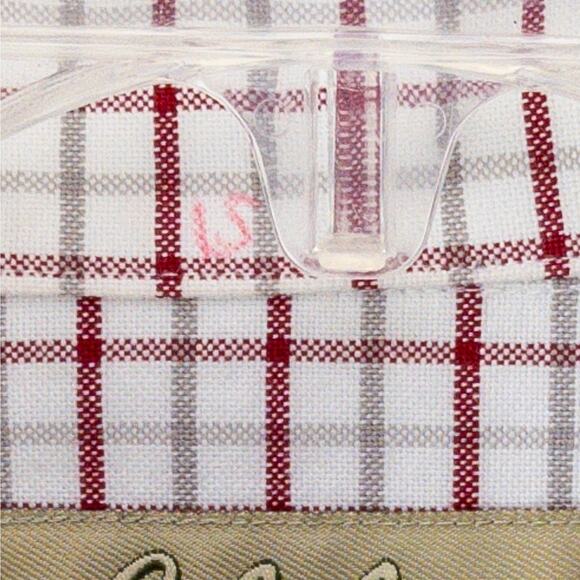 Cabela’s Men’s Large – Red Gray Tattersall Country Outdoor Short Sleeve Shirt - Picture 7 of 13